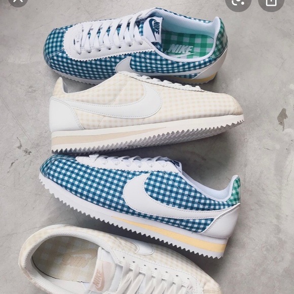 nike gingham cortez